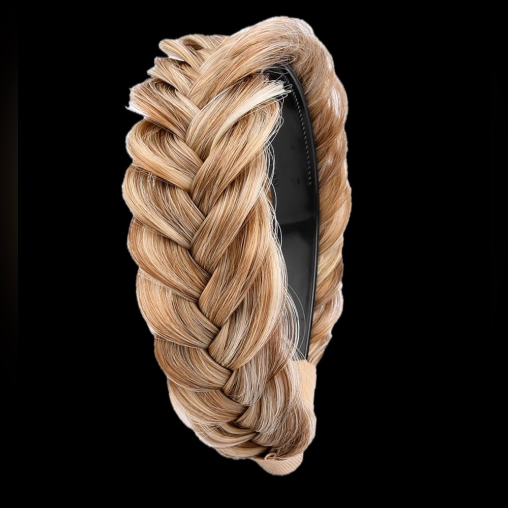 Caramel Blonde Fishtail Braided Headband